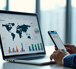 Pessoa pesquisando sobre viagem